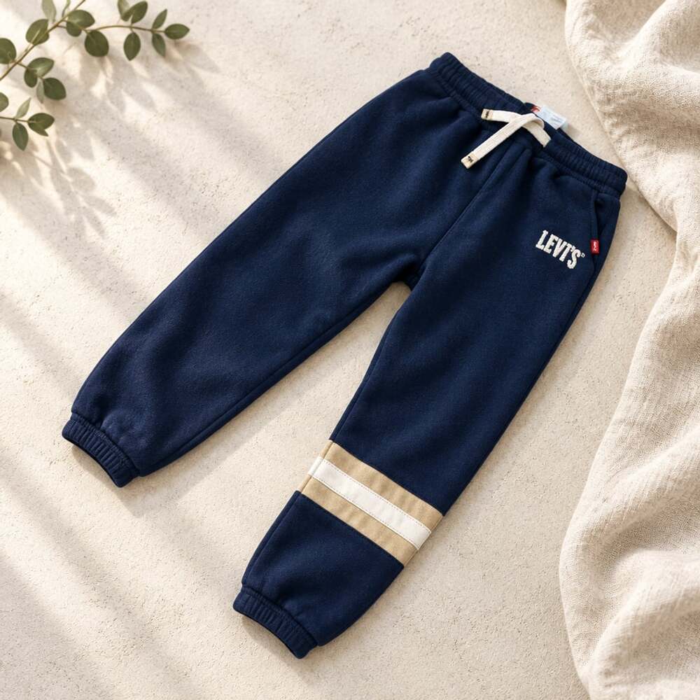 Levi's Jogger Size L Navy Blue Fleece Pants
